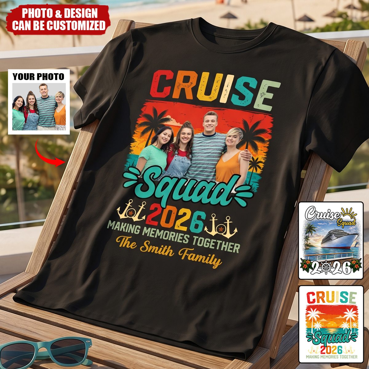 Cruise Shirts 2026 Matching Vacation Shirts - Personalized Shirt, Summer Trip Group Outfit