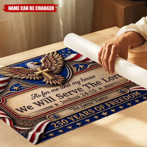 God Leads Our Family Forward - Personalized Poster