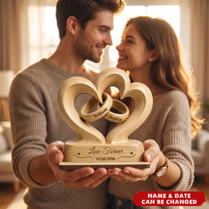 Together Since Wooden Plaque - Personalized Anniversary Gift for Couples