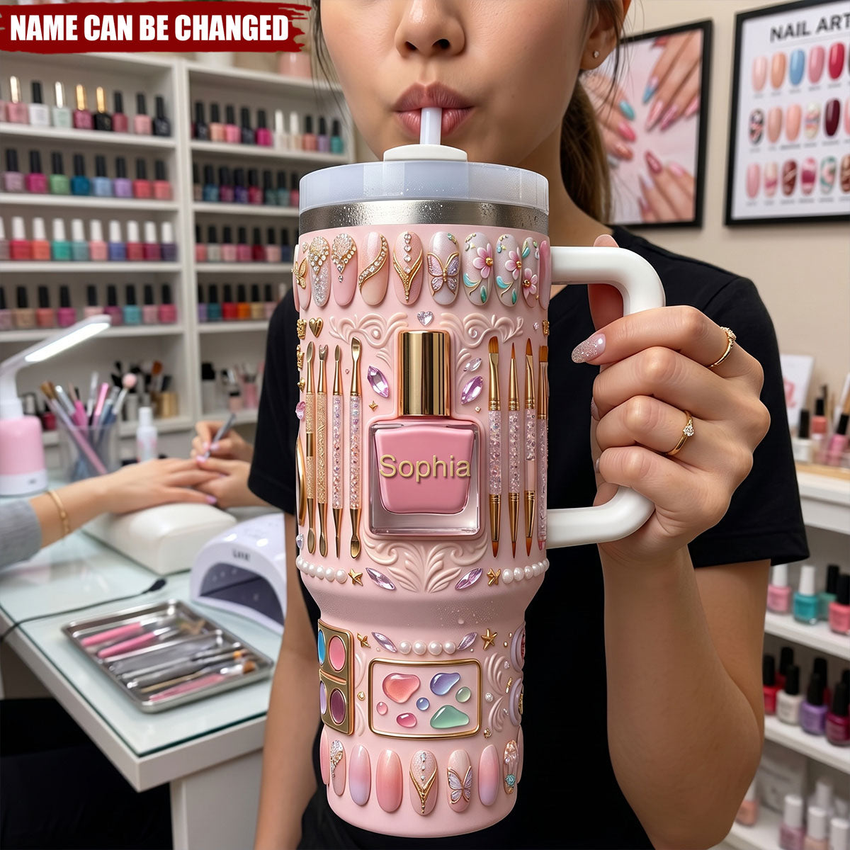 Nail Artist 40oz Tumbler - Personalized Gifts For Her