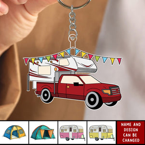 RV Gift For The One Loved Camping - Personalized Keychain