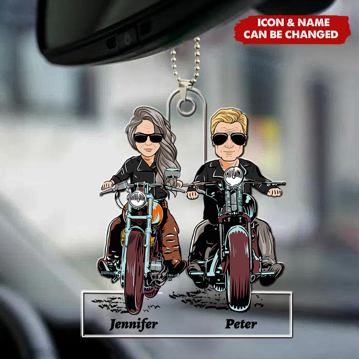 Personalized Gifts For Couple Motocross Car Ornament