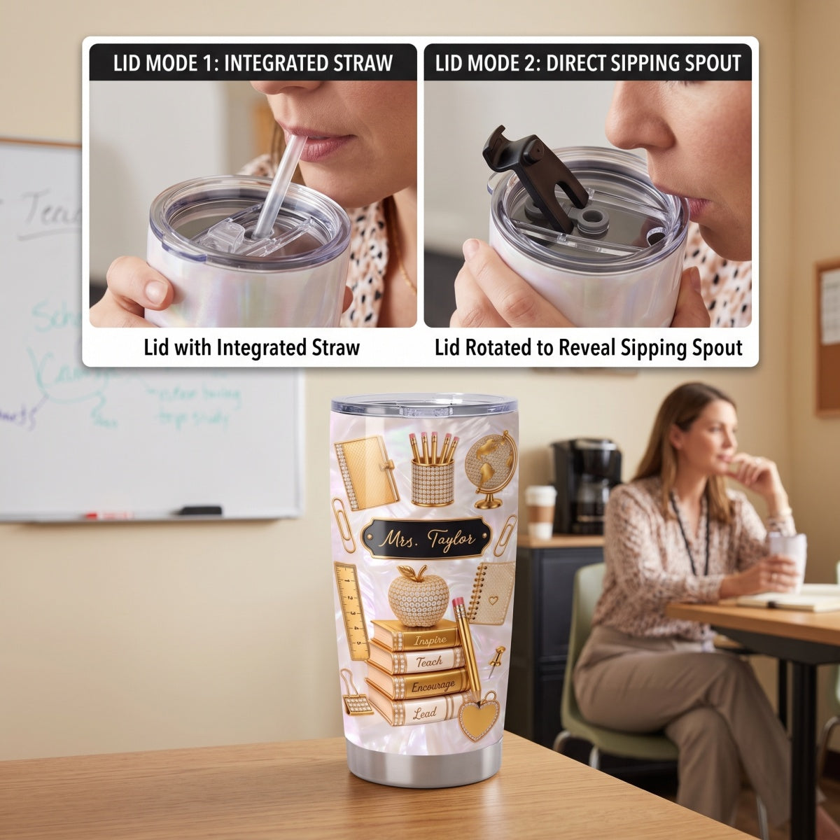 Teachers Change Lives - Personalized Tumbler