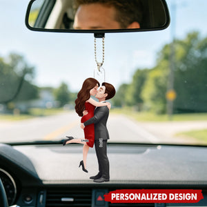 The Day I Found You Custom Special Date – Anniversary Gift for Her – Personalized Car Ornament