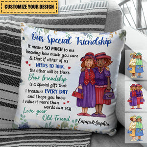 Gift For Friends Our Friendship Pillow