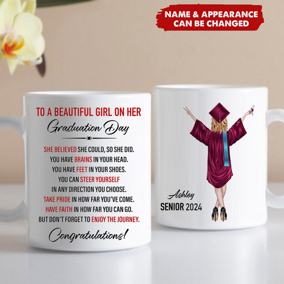 Graduation Gift Personalized Graduation Senior Coffee Mug