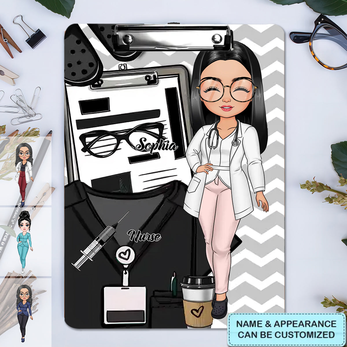 Nurse Life - Personalized Custom Clipboard - Nurse's Day, Appreciation Gift For Nurse