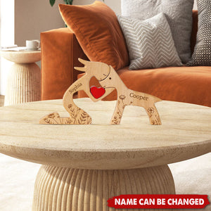 A Girl And Her Dog A Bond That Can't Be Broken - Personalized Wooden Puzzle