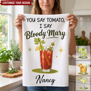 Custom Kitchen Towel - Personalized Birthday Gifts For Wife, Daughter, Besties, Mom, Yourself - Simply Being Me