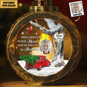 Always With You Photo Memorial Personalized Photo Candlelight Lantern Ornament - Christmas Sympathy Gift