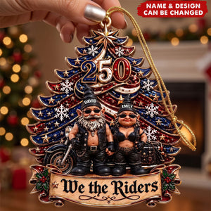 Biker Motorcycle Couple - Personalized Gifts For Couple