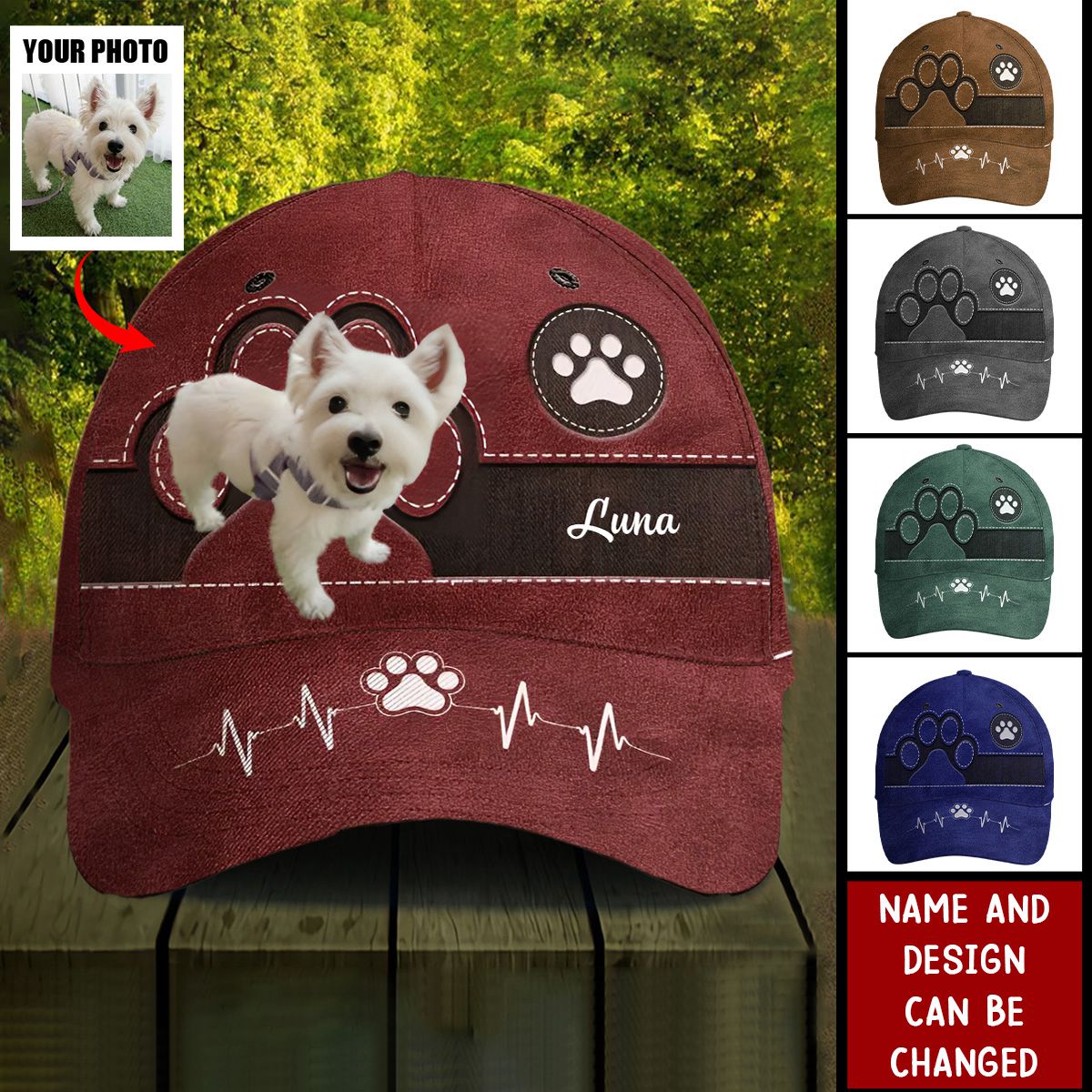 Keep Calm And Love Dogs - Dog & Cat Personalized Custom Hat, All Over Print Classic Cap - Gift For Pet Owners, Pet Lovers