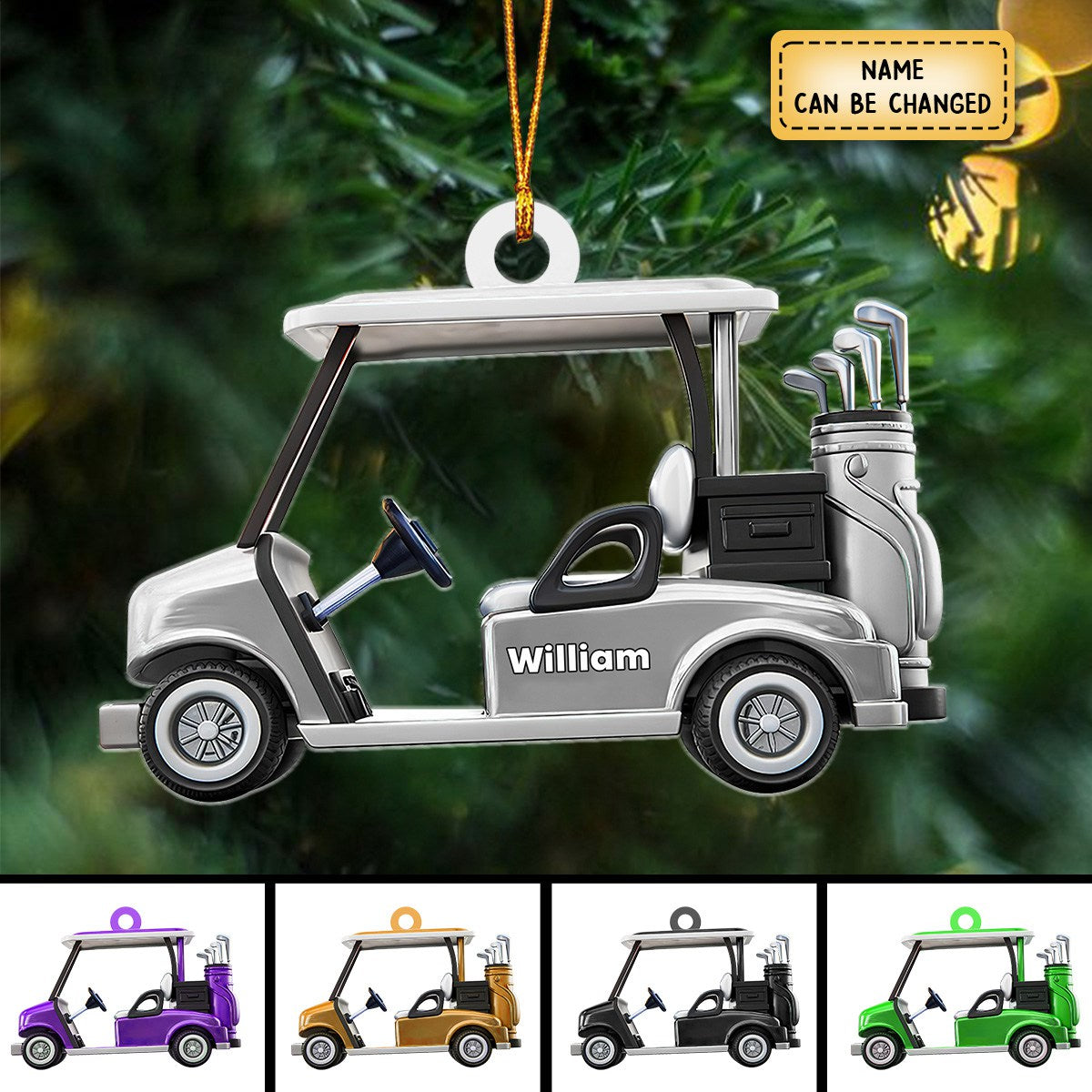 Personalized Golf Ornament - Gifts For Golf Lovers