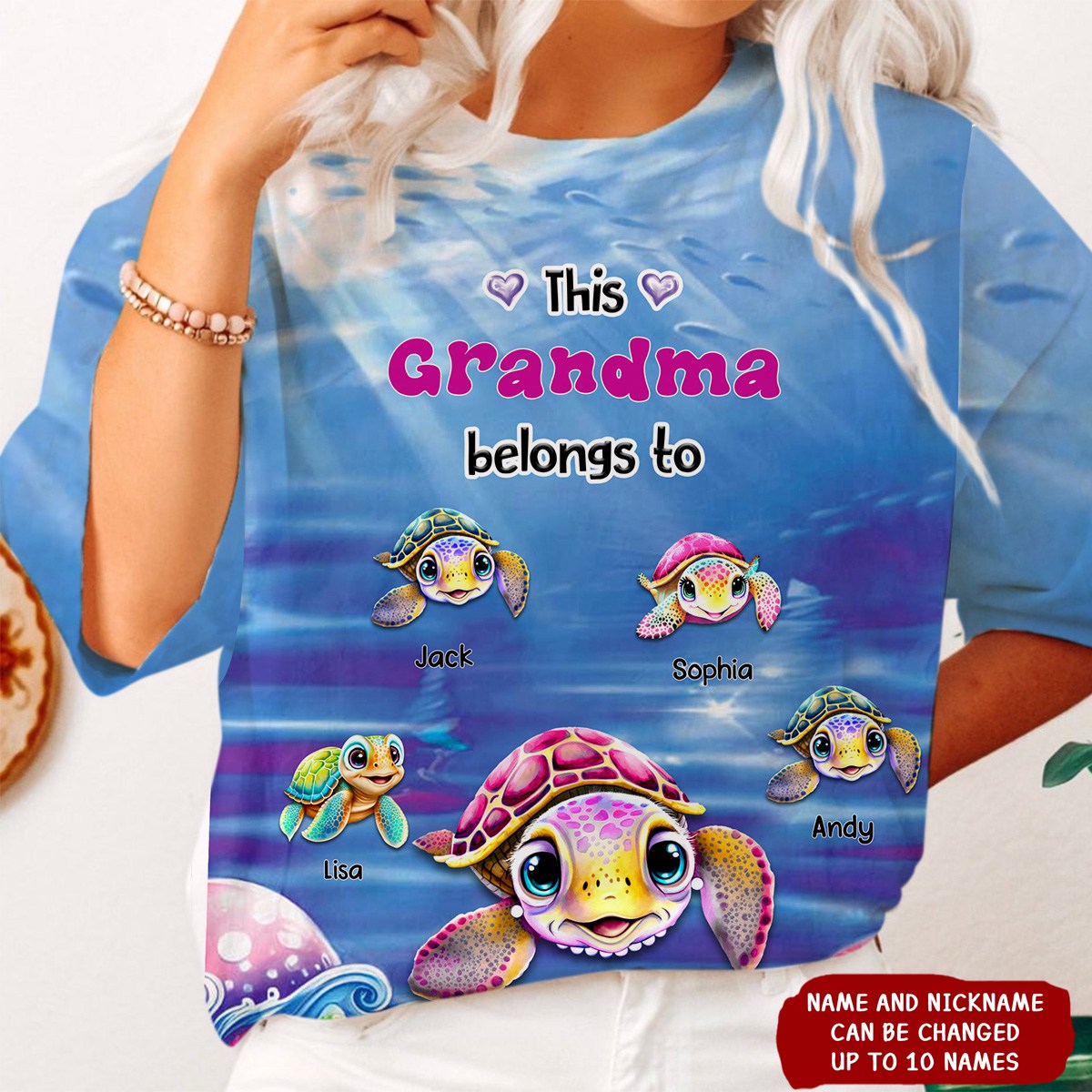 Gift For Grandma This Grandma Belongs To All-Over Print T-Shirt