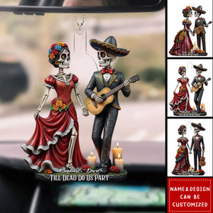 Till Dead Do Us Part - Personalized Acrylic Car Ornament