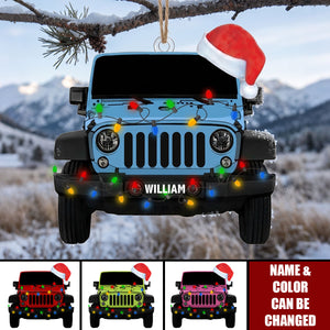 Personalized Off-Road Christmas Acrylic Ornament, Custom Christmas Gift For Off-Road Lovers