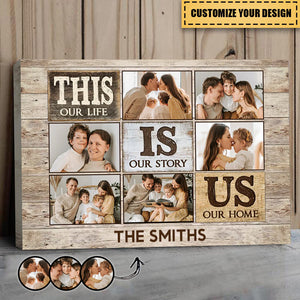 This Is Us Custom Photo Collage Canvas