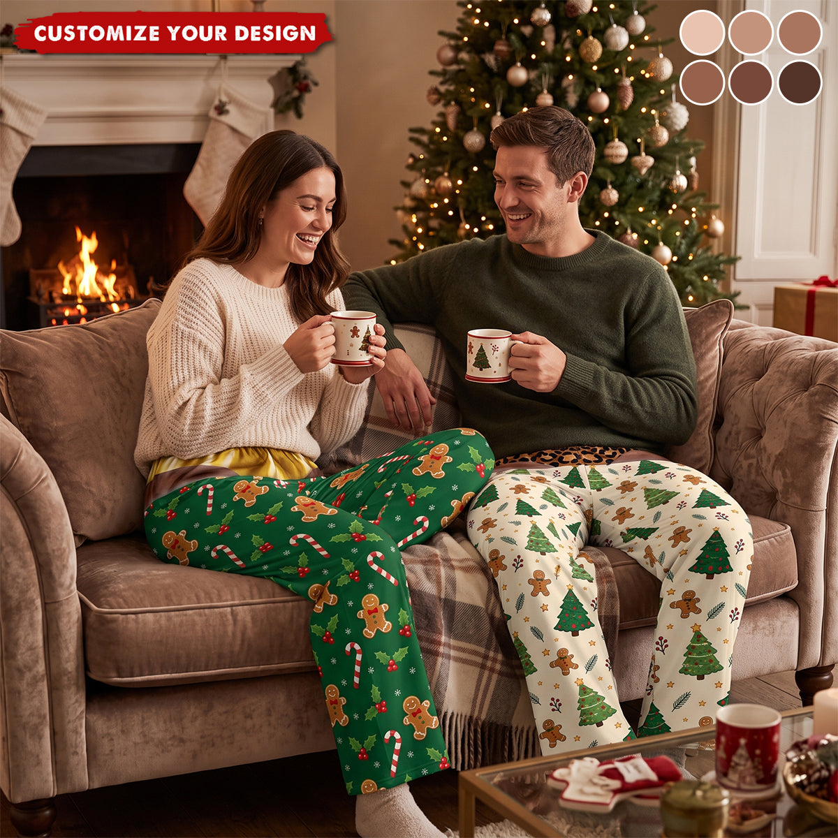 Funny Christmas - Personalized Lounge Pants