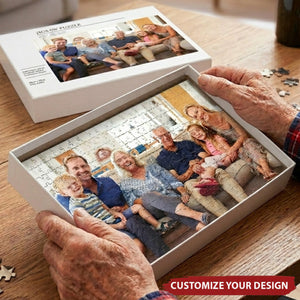 Gift For Grandparents - Personalized Photo Jigsaw Puzzle