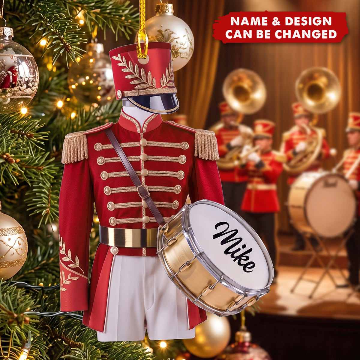 Personalized Marching Band Uniform Ornament, Band Uniform Ornament