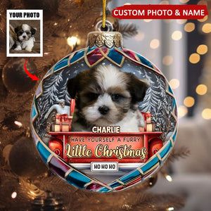 Celebrate Christmas With Furry Friends Personalized Ornament, Gift For Pet Owners, Pet Lovers