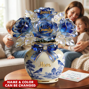 Toile De Jouy Mother Acrylic Plaque - Personalized Gifts For Mothers