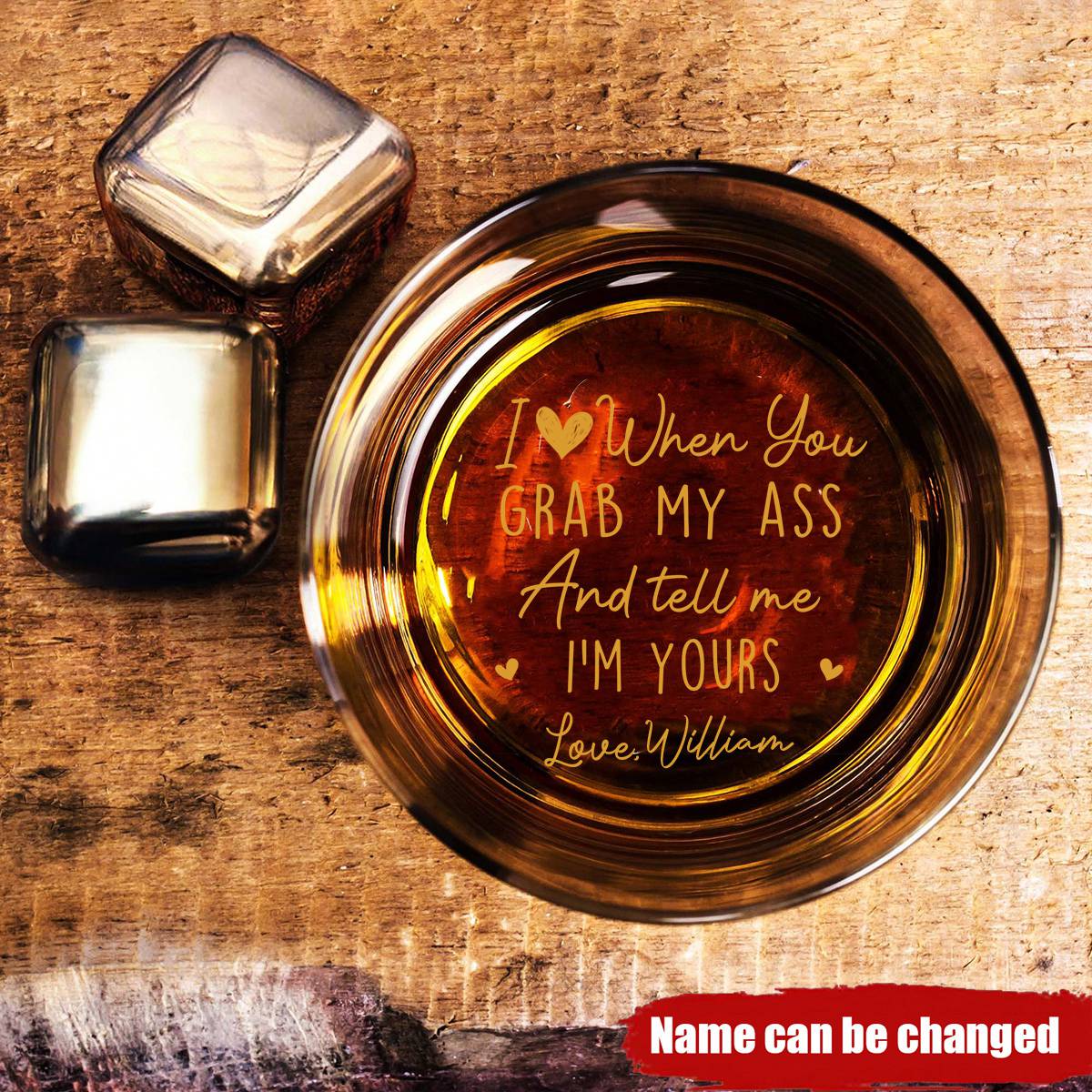 You're The Only One I Want To Annoy For The Rest Of My Life - Couple Personalized Custom Whiskey Glass - Gift For Husband Wife, Anniversary