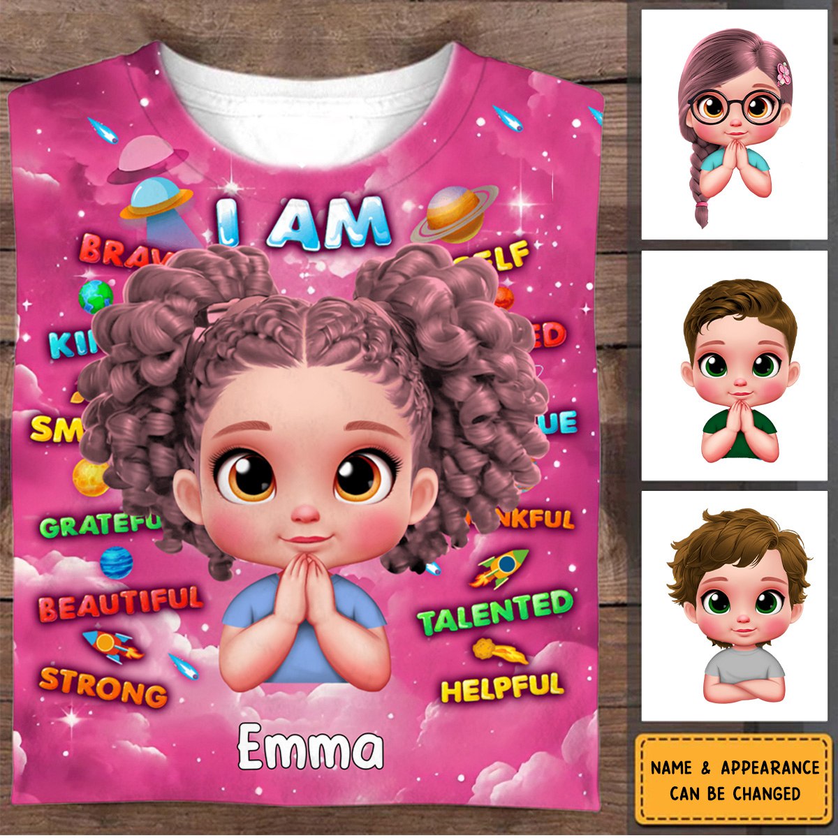 Gift For Grandson I Am 3D Print All-over Print Personalized T-Shirt