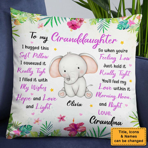 Gift For Daughter Granddaughter Animals Soft Pillow