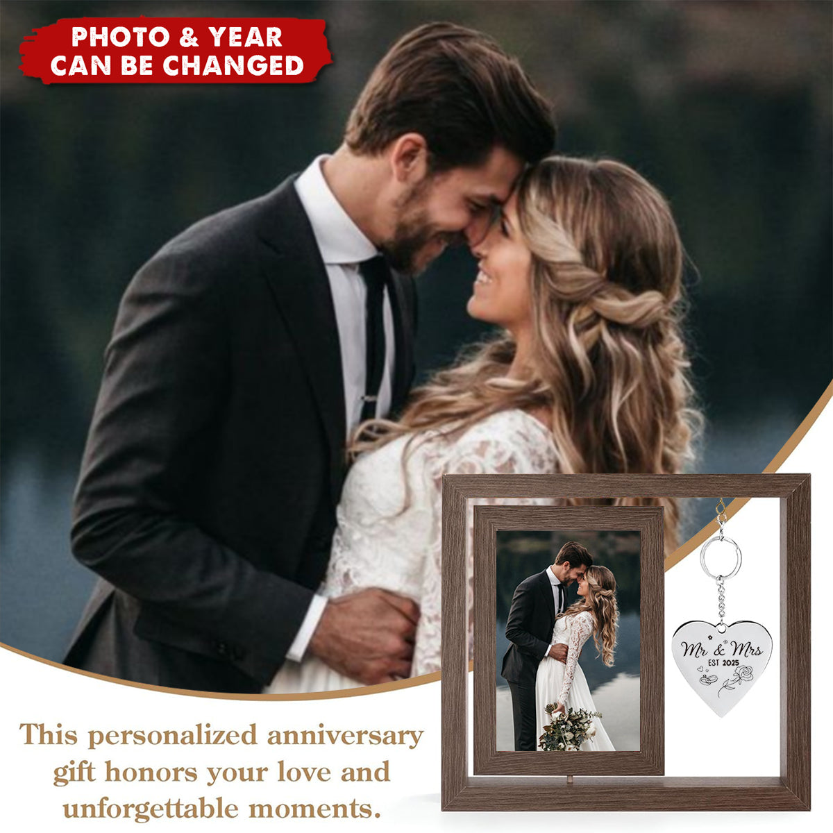 Personalized Mr and Mrs Wedding Gifts for Newlyweds,Wedding Picture Frame