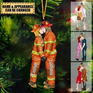 Military Fireifighter Nurse EMS Police Couple-Gift For Him/ Gift For Her- Christmas Gift- Personalized  Ornament