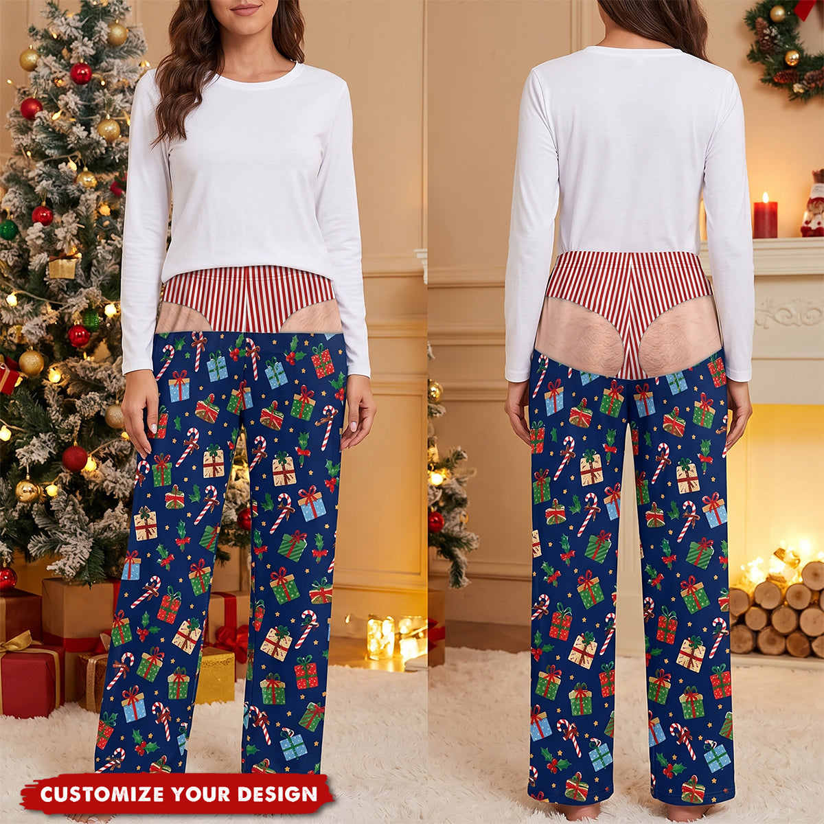 Funny Christmas - Personalized Lounge Pants