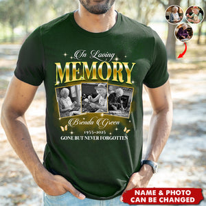 Custom Photo In Loving Memory Sympathy Gift Loss Of Loved One-Memorial Shirt