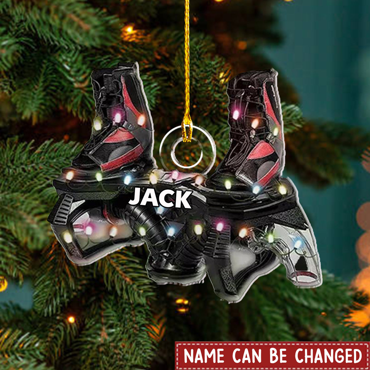 Personalized Flyboard Flight Christmas Acrylic Ornament