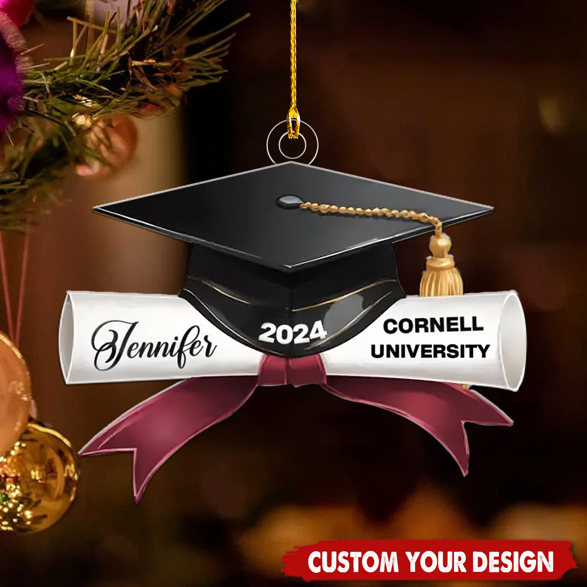 Family Personalized Ornament - Graduation Gift For Family