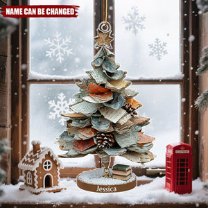 Merry Christmas Book Lovers - Personalized Christmas Acrylic Ornament