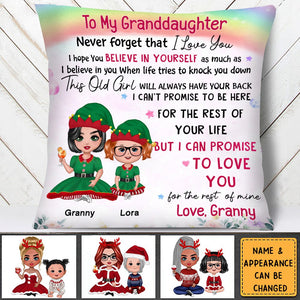 Birthday Gift For Granddaughter Grandson Pillow