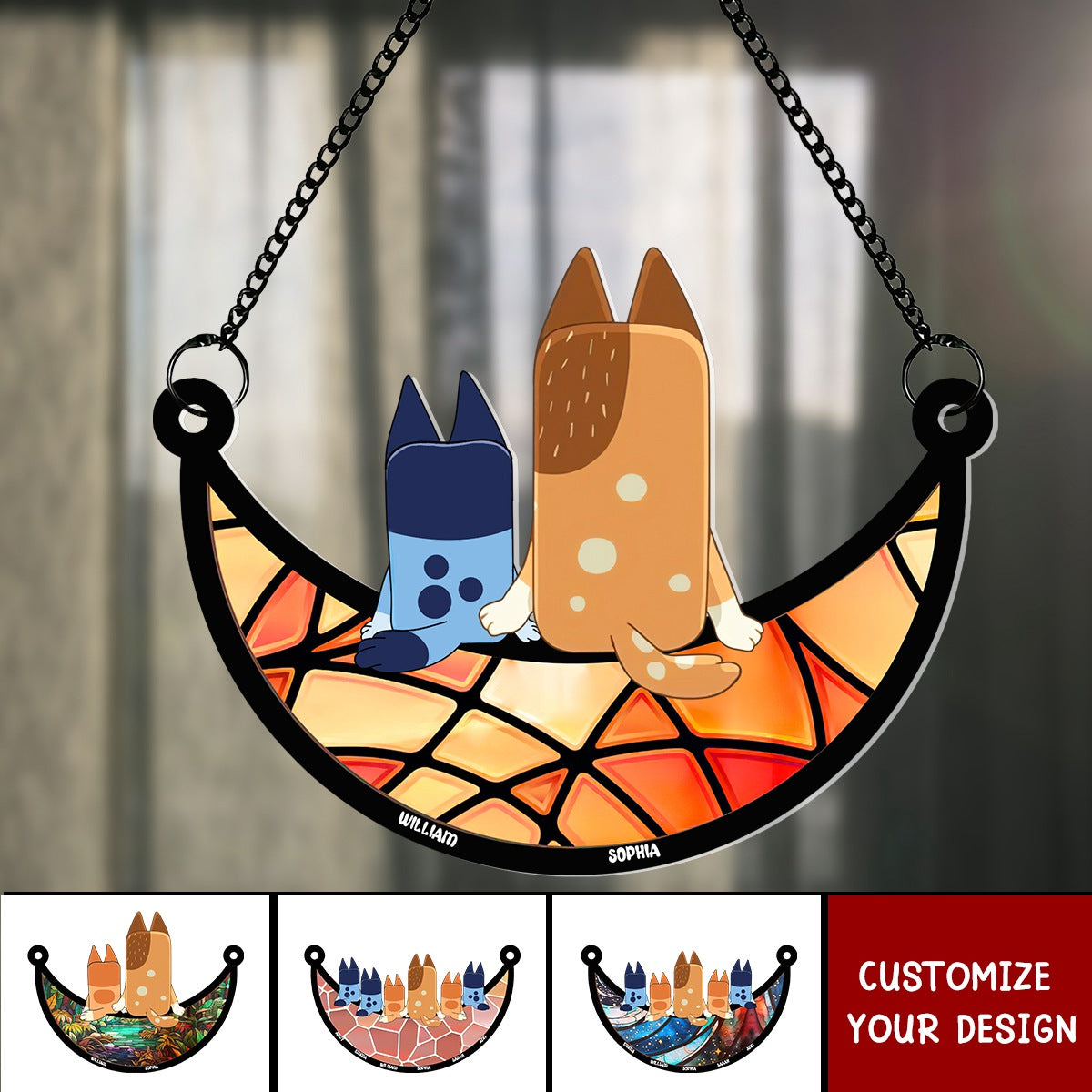 Personalized Gifts For Mom Suncatcher Ornament
