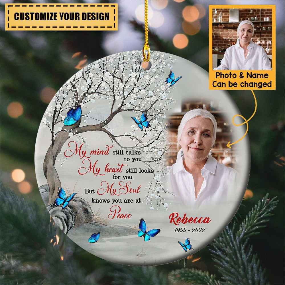 Personalized Christmas Ornament Family - Signs From Heaven Memo Photo