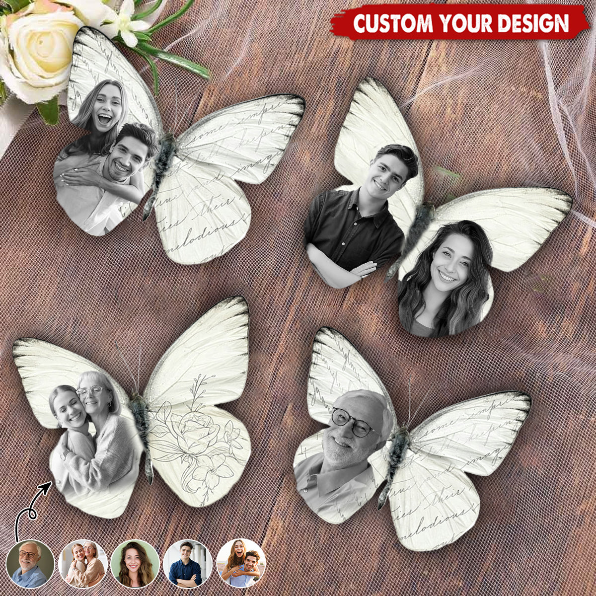 Handcrafted Silk Butterfly Keepsake - Cherished Personalised Memorial Gift