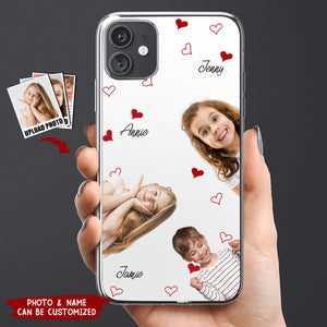 Hide and Seek Kids Family Friend Personalized Photo Clear Phone Case