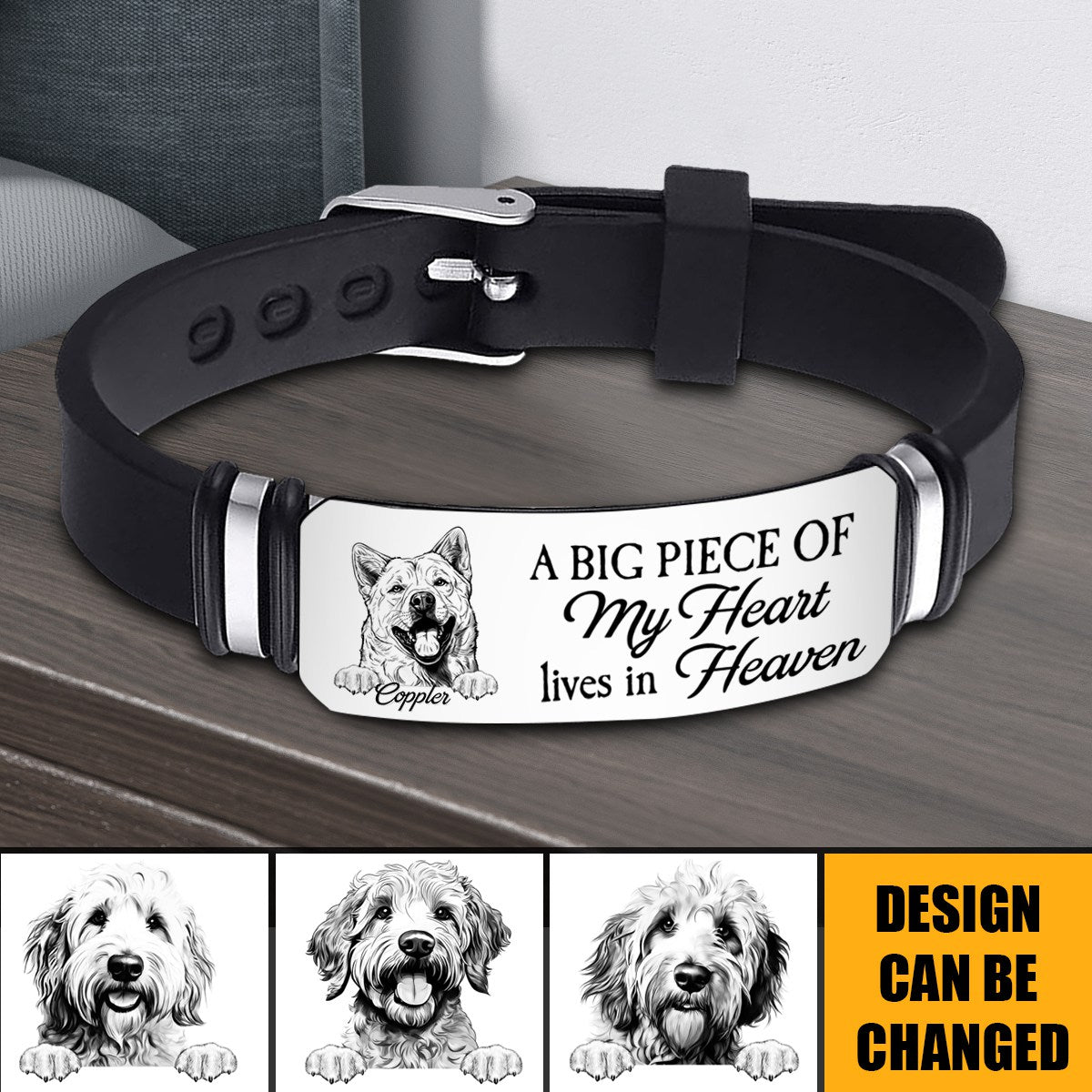 Custom Photo - Memorial Gift For Family, Pet - Personalized Bracelet
