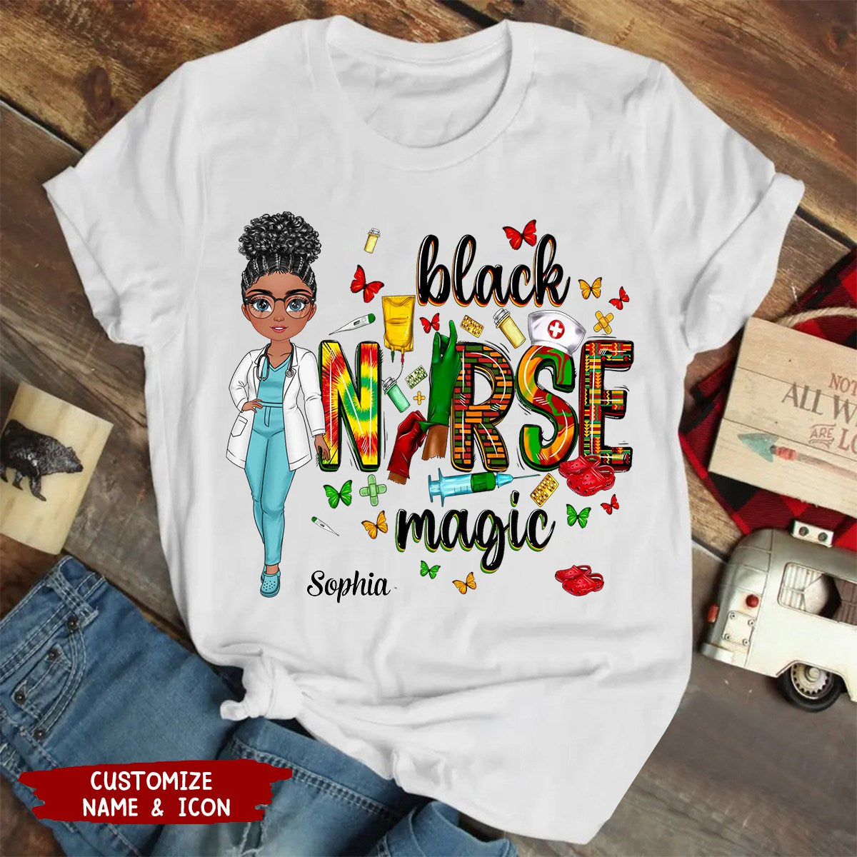 Nurse Magic Personalized T-shirt - Nurse's Day, Appreciation Gift For Nurse