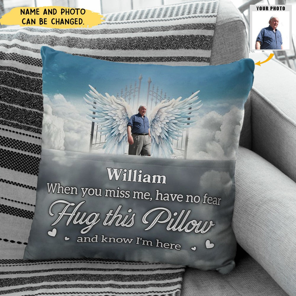 Hug This Pillow - Personalized Photo Pocket Pillow