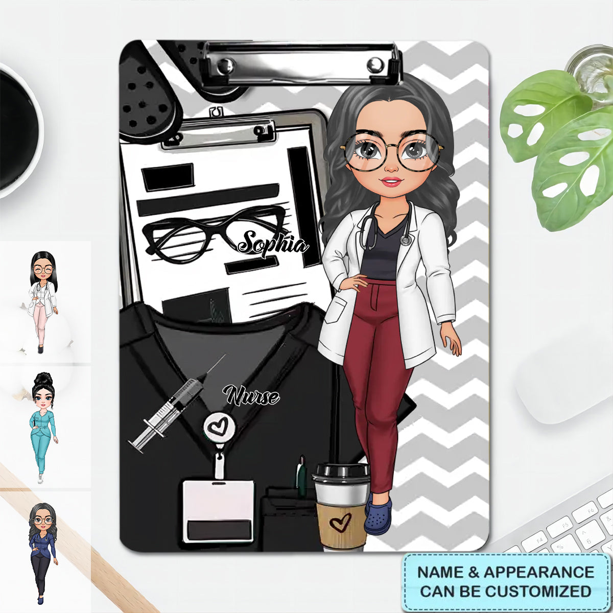 Nurse Life - Personalized Custom Clipboard - Nurse's Day, Appreciation Gift For Nurse