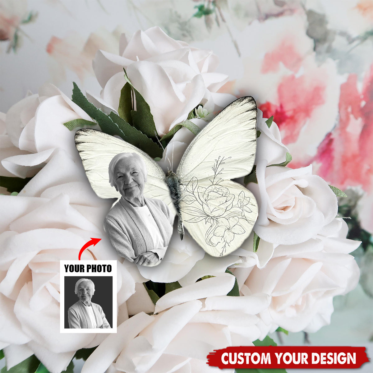 Handcrafted Silk Butterfly Keepsake - Cherished Personalised Memorial Gift