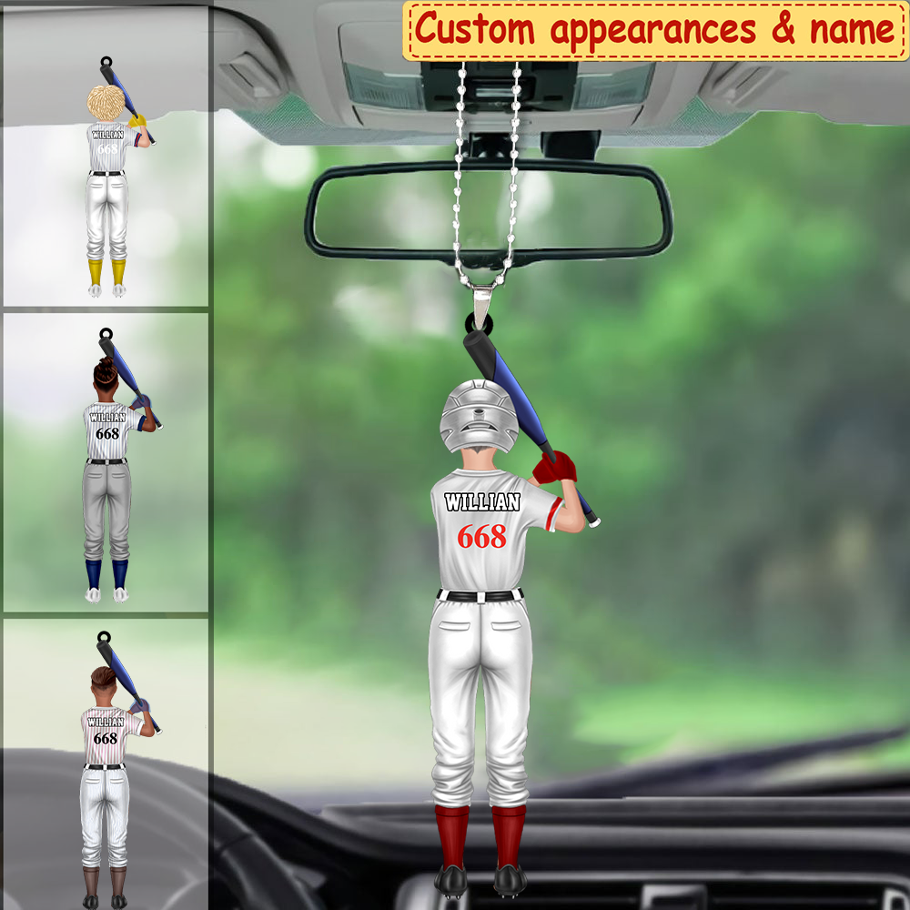 I Want You To Believe Deep In Your Heart, Gift For Baseball Lover, Personalized Ornament, Family Baseball Ornament