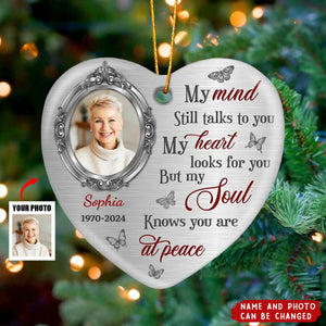 Custom Photo Loving Memory Ornament Unique Remembrance Gifts