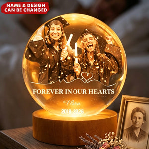 I'm Always With You Memorial Remembrance Gift - Personalized Ball Night Light