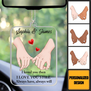 Personalized Gift For Husband Wife Anniversary I Love You Forever & Always Acrylic Ornament